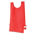 Champion Sports Heavyweight Pinnies, Nylon, One Size, Red, 1 Dozen CSINP1RD