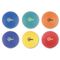 Champion Sports Playground Ball Set, Nylon, Assorted Colors, 6/Set CSIPGSET