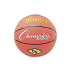 Champion Sports Rubber Sports Ball, For Basketball, No. 7, Official Size, Orange CSIRBB1