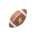 Champion Sports Rubber Sports Ball, For Football, Intermediate Size, Brown CSIRFB2