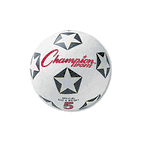 Champion Sports Rubber Sports Ball, For Soccer, No. 4, White/Black CSISRB4