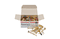 Charles Leonard Fasteners, Round Head, Brass Plated, 2 Inch Shank, 12 MM Head, 100-Pack (7R-BP)