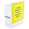 Charles Leonard Varicap6 Expandable 1- 6 Post Binder, 11 x 8-1/2, White/Clear LEO61605