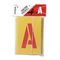Chartpak Painting Stencil Set, A-Z Set/0-9, Manila, 35/Set CHA01565