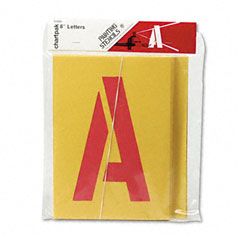 Chartpak Painting Stencil Set, A-Z Set, Manila, 26/Set CHA01580