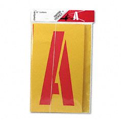Chartpak Painting Stencil Set, A-Z Set, Manila, 26/Set CHA01590