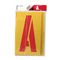 Chartpak Painting Stencil Set, A-Z Set, Manila, 26/Set CHA01590