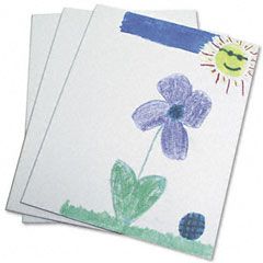 Chenille Kraft Canvas Panel, 9 x 12 x 1/8, White, 3/Pack CKC6052