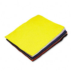 Chenille Kraft Felt Sheet Pack, Rectangular, 9 x 12, Assorted Colors, 12/Pack CKC390701