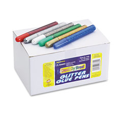 Chenille Kraft Glitter Glue Pens, Assorted, 10 cc Tube, 72/Pack CKC338000