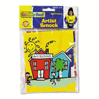 Chenille Kraft Kraft Artist Smock, Fits Kids Ages 3-8, Vinyl, Bright Colors, 144/Carton CKC5207