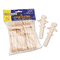 Chenille Kraft People-Shaped Wood Craft Sticks, 5 3/8", Wood, Natural, 36/Pack CKC364502