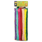 Chenille Kraft Super Colossal Pipe Cleaners, 18" x 1", Metal Wire, Polyester, Assorted, 24/Pack CKC7184