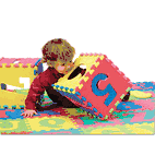 Chenille Kraft Wonderfoam Letters & Number Puzzle Mat, 72 Pieces/Pack CKC4390