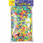 Chenille Kraft Wonderfoam Shapes Classroom Pack, Assorted Shapes/Colors, 5000 Pieces/Pack CKC4310