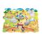 Chenille Kraft Zoo Animals Floor Puzzle, Cardboard, 54 Pieces, 4 ft. x 3 ft., Ages 3 and Up CKC95177