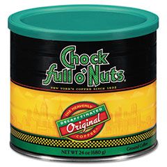Chock full o'Nuts Decaf Coffee, 24 oz. Can OFX00045