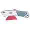 Clauss SpeedPak Cartridge-Based Utility Knife w/Ten Replaceable Titanium Blades, Gray ACM18038