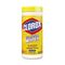 Clorox Lemon Scent Disinfecting Wet Wipes, Cloth, 7 x 8, 35/Canister COX01594EA