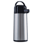 Coffee Pro Direct Brew/Serve Insulated Airpot with Carry Handle, 2.2 L, Stainless Steel OGFCPAP22