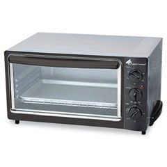 Coffee Pro Multi-Function Toaster Oven with Multi-Use Pan, 15 x 10 x 8, Black/Stainless OGFOG22