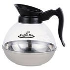 Coffee Pro Unbreakable Regular Coffee Decanter, 12-Cup, Stainless Steel/Polycarbonate OGFCPU12