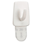 Command Adhesive Micro Utility Hooks, Plastic, White, 3/Pack MMM17066