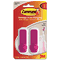 Command Designer Ball Hooks, Plastic, Pink, 2 Hooks with 4 Adhesive Strips per Pack MMM17084P