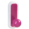 Command Designer Ball Hooks, Plastic, Pink, 2 Hooks with 4 Adhesive Strips per Pack MMM17084P