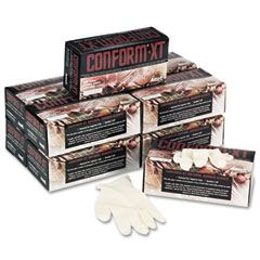 Conform XT Premium Latex Disposable Gloves, Powder-Free, Large, 100/Box AHP69318L