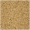 Cork Collection Adhesive Wall Tile, 6-Inch by 6-Inch by 5mm, 4/Pkg