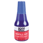 COSCO 2000 PLUS Self-Inking Refill Ink, Blue, .9 oz Bottle COS032961