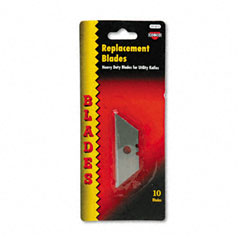 COSCO Heavy-Duty Utility Knife Blades, 10/Pack COS091470