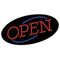 COSCO LED "OPEN" Sign, 10 1/2: x 20 1/8", Red & Blue Graphics COS098099