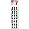 Cosco Letters, Numbers & Symbols, Adhesive, 2", Black COS098131