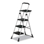 Cosco Max Work Platform Project Ladder, 225lb Duty Rating, 22wx31dx55h, Steel, Black CSC11880PBLW1
