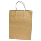COSCO Premium Large Brown Paper Shopping Bag, 50/Box COS091566