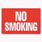 COSCO Two-Sided Signs, No Smoking/No Fumar, 8 x 12, Red COS098068