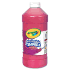 Crayola Artista II Washable Tempera Paint, Red, 32 oz CYO543132038