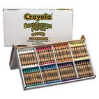 Crayola Construction Paper Crayons, Classpack, Wax, 20 Sets of 8 Colors,160/Pk CYO528059