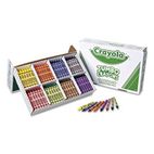 Crayola Jumbo Classpack Crayons, 25 Each of 8 Colors, 200/Box CYO528389