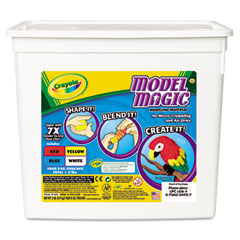 Crayola Model Magic Modeling Compound, 8 oz each Blue/Red/White/Yellow, 2lbs CYO574415