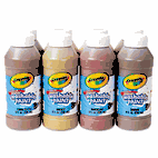 Crayola Multicultural Washable Paint Pack, 8 Assorted Colors, 8 oz, 8/Pack CYO54208W