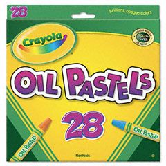 Crayola Oil Pastels,28-Color Set, Assorted, 28/Pack CYO524628