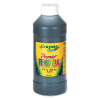 Crayola Premier Tempera Paint, Black, 16 oz CYO541216051