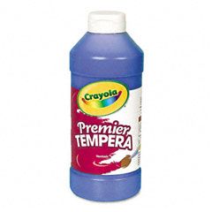 Crayola Premier Tempera Paint, Blue, 16 oz CYO541216042