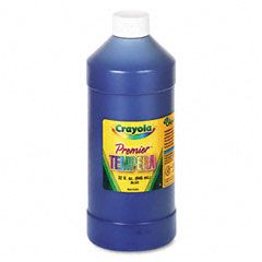 Crayola Premier Tempera Paint, Blue, 32 oz CYO541232042