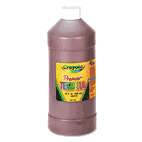 Crayola Premier Tempera Paint, Brown, 32 oz CYO541232007