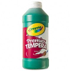 Crayola Premier Tempera Paint, Green, 16 oz CYO541216044
