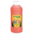 Crayola Premier Tempera Paint, Orange, 16 oz CYO541216036